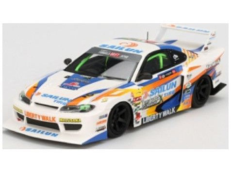 Nissan Silvia (S15) LB-Super Silhouette #555 2023 Formula Drift Japan - 1:43 Scale Model Car-TrueScale Miniatures-Diecast Model Centre