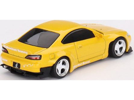 Nissan Silvia (S15) Rocket Bunny Bronze Yellow - 1:64 Scale Diecast Model Car-MINI GT-Diecast Model Centre