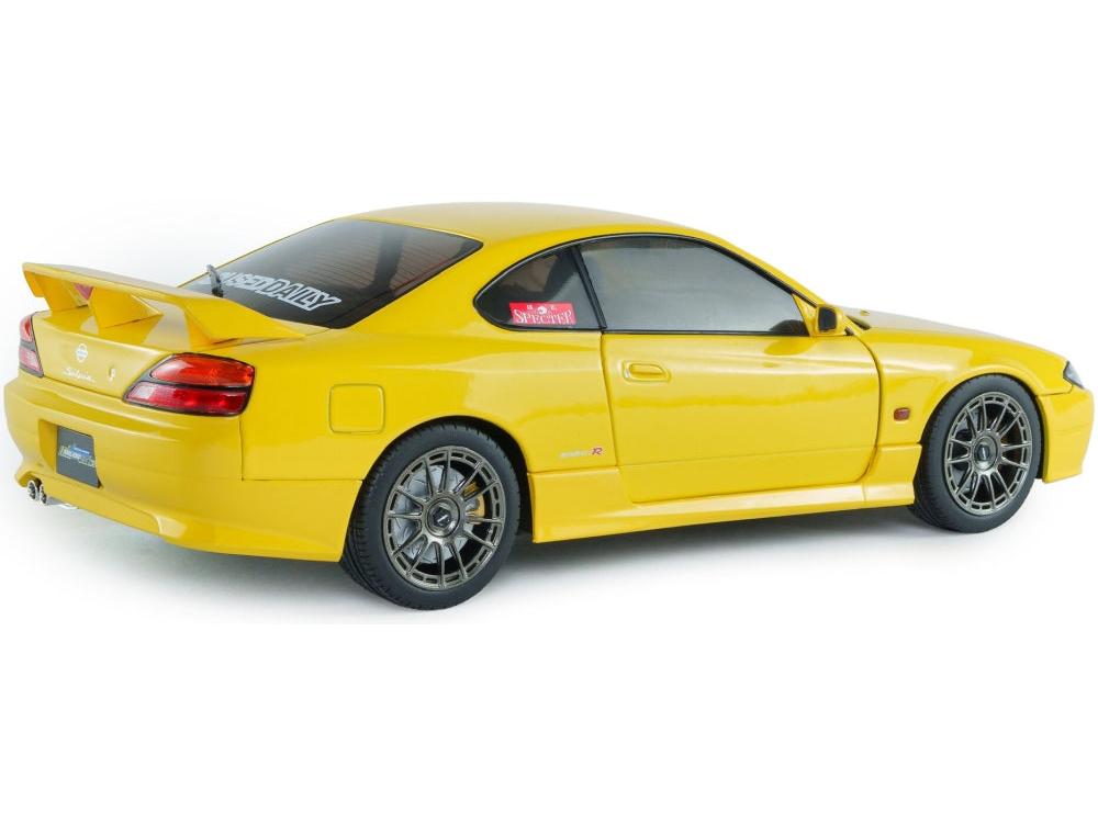 Nissan Silvia S15 SPEC-R Aero Lightning Yellow 1999 1:18 Scale Diecast Model Car – Solido-Solido-Diecast Model Centre