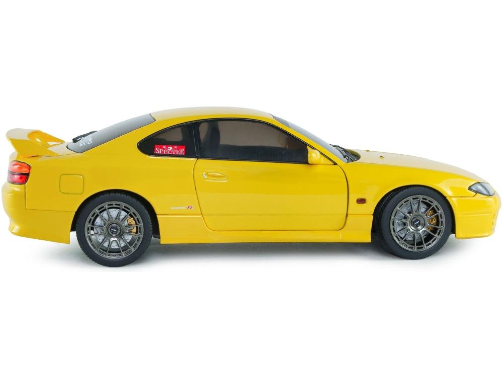 Nissan Silvia S15 SPEC-R Aero Lightning Yellow 1999 1:18 Scale Diecast Model Car – Solido-Solido-Diecast Model Centre