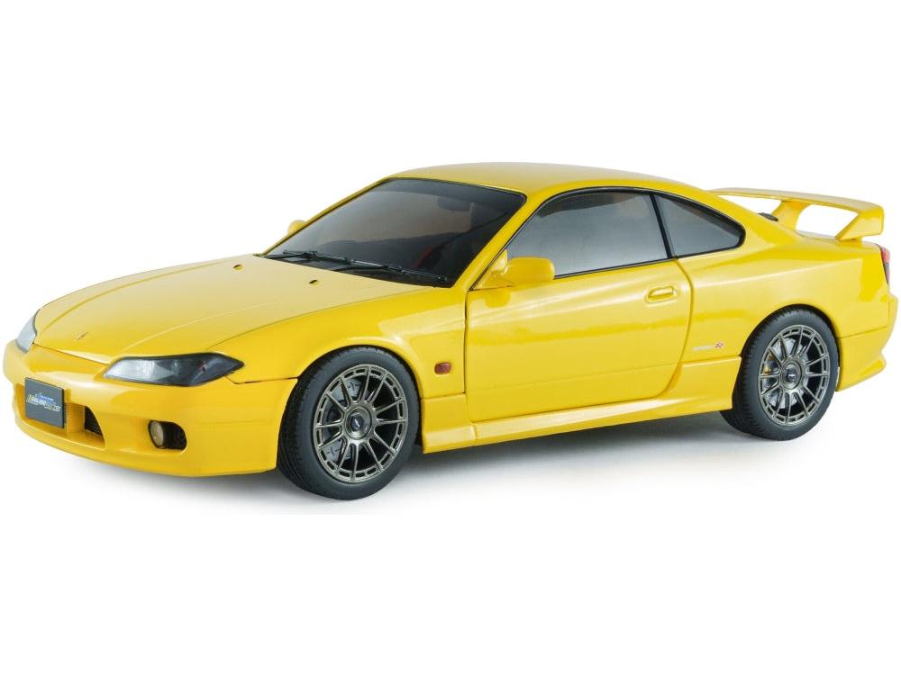 Nissan Silvia S15 SPEC-R Aero Lightning Yellow 1999 1:18 Scale Diecast Model Car – Solido-Solido-Diecast Model Centre
