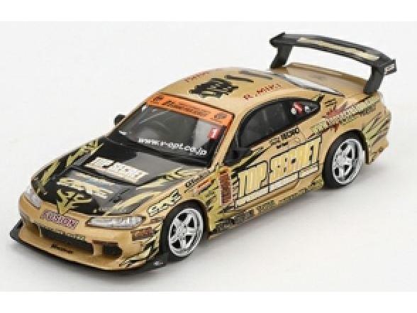 Nissan Silvia (S15) Top Secret D1GP (LHD) Blister 1:64 Scale MINI GT Diecast Model-MINI GT-Diecast Model Centre