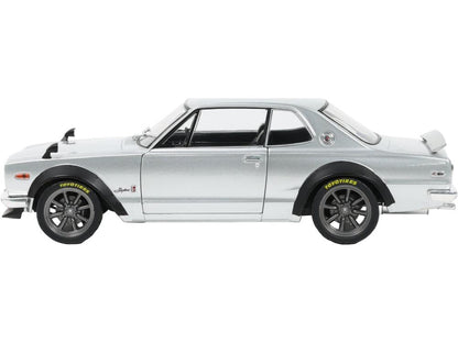 Nissan Skyline 2000 GT-R (KPGC10) Hakosuka Silver 1970 1:18 Scale Diecast Car – Solido-Solido-Diecast Model Centre