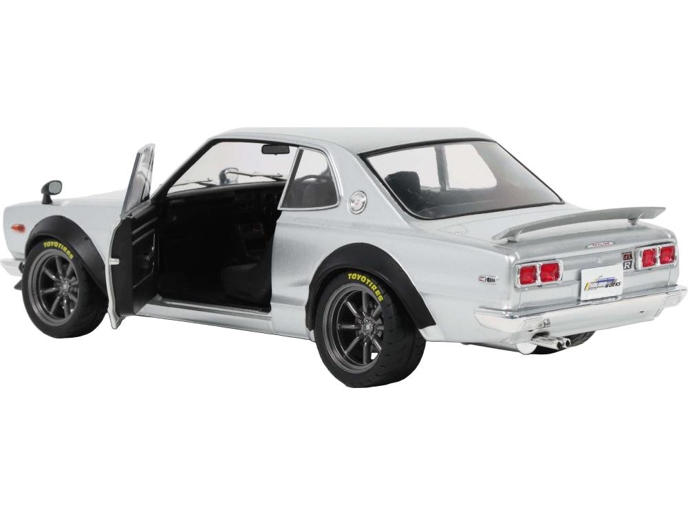 Nissan Skyline 2000 GT-R (KPGC10) Hakosuka Silver 1970 1:18 Scale Diecast Car – Solido-Solido-Diecast Model Centre