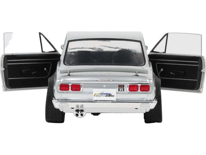 Nissan Skyline 2000 GT-R (KPGC10) Hakosuka Silver 1970 1:18 Scale Diecast Car – Solido-Solido-Diecast Model Centre