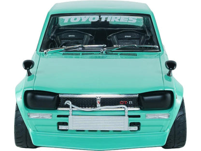 Nissan Skyline 2000 GT-R (KPGC10) Hakosuka Solido Works Mint Green 1970 1:18 Scale Diecast Car – Solido-Solido-Diecast Model Centre