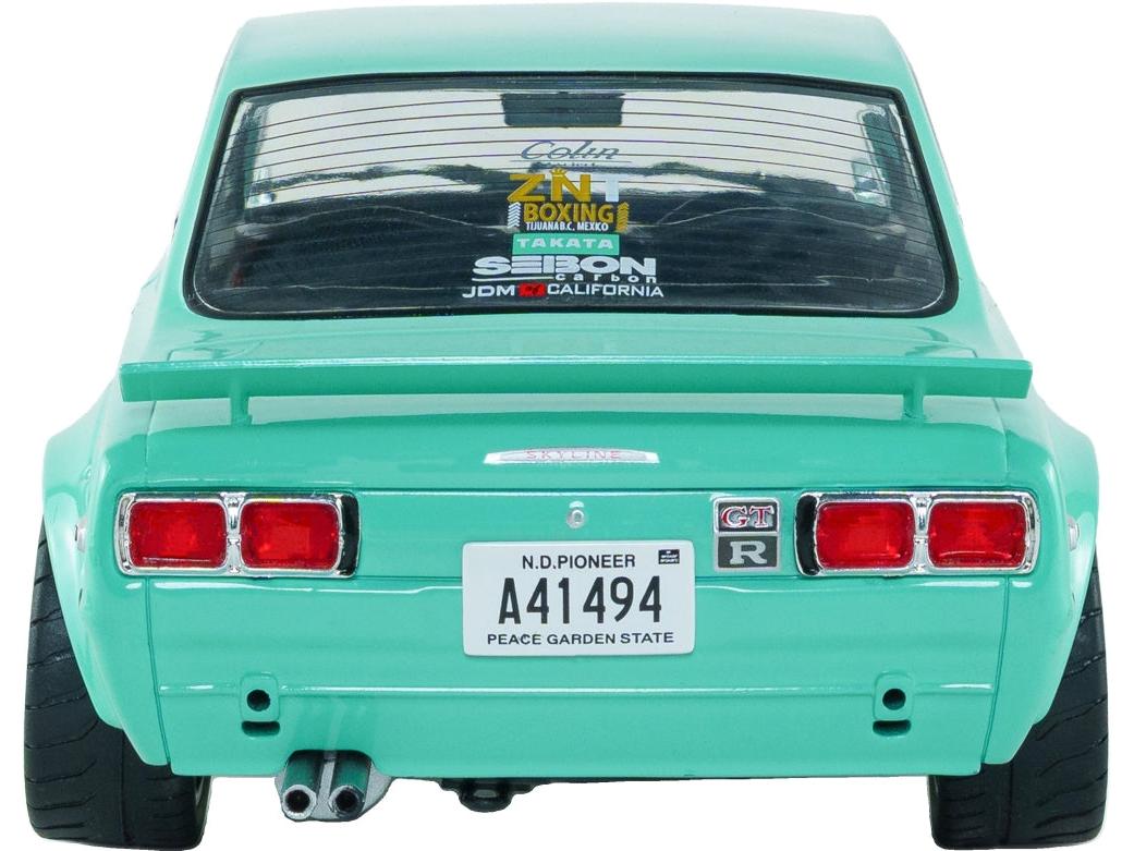 Nissan Skyline 2000 GT-R (KPGC10) Hakosuka Solido Works Mint Green 1970 1:18 Scale Diecast Car – Solido-Solido-Diecast Model Centre