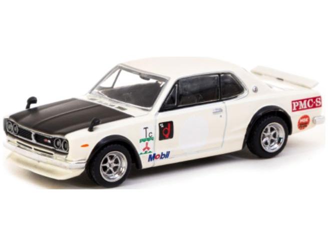 Nissan Skyline 2000 GT-R (KPGC10) White 1:64 Scale Tarmac Works Diecast Model-Tarmac Works-Diecast Model Centre