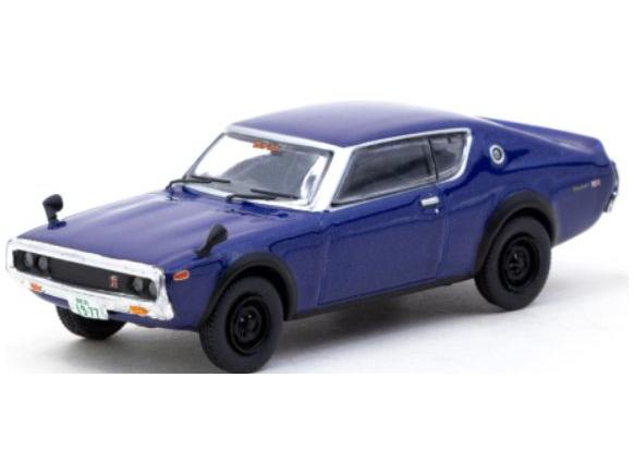 Nissan Skyline 2000 GT-R (KPGC110) Blue 1974 1:64 Scale Diecast Car – Tarmac Works-Tarmac Works-Diecast Model Centre