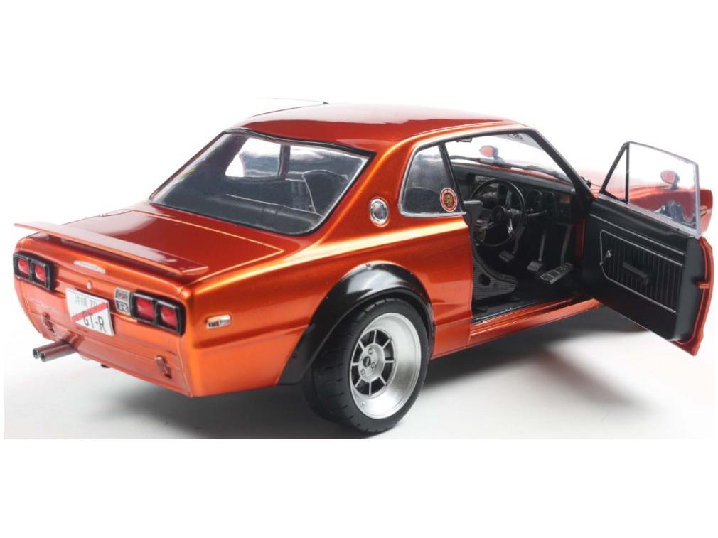 Nissan Skyline (C10) Hakosuka Solido Works Orange Metallic 1970 1:18 Scale Solido Diecast Model Car-Solido-Diecast Model Centre