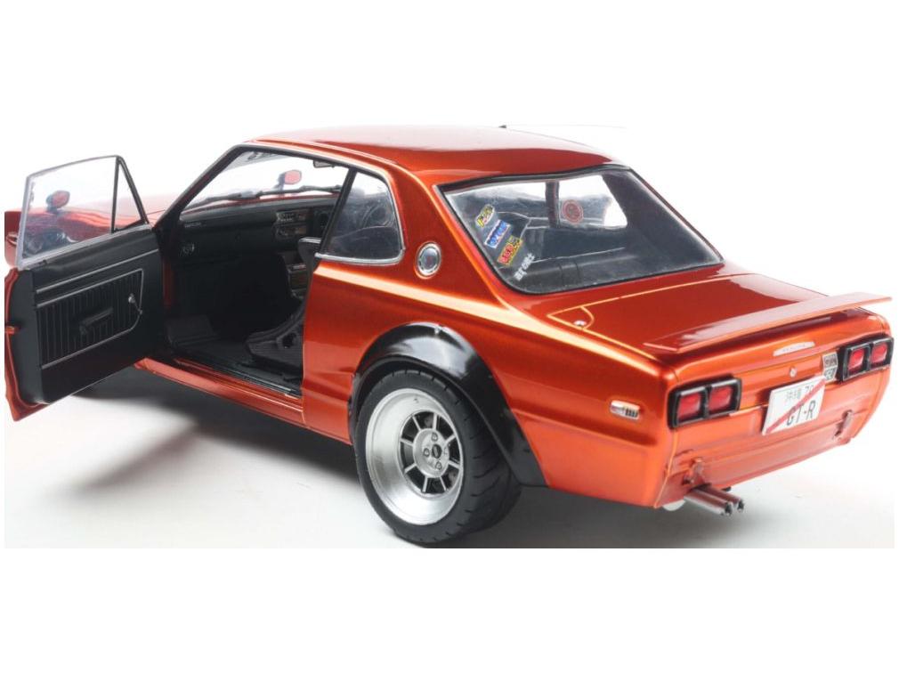 Nissan Skyline (C10) Hakosuka Solido Works Orange Metallic 1970 1:18 Scale Solido Diecast Model Car-Solido-Diecast Model Centre