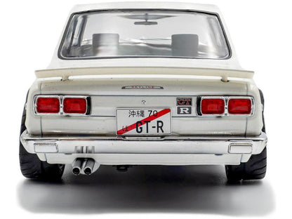 Nissan Skyline (C10) Hakosuka Solido Works Pearl White 1970 1:18 Scale Solido Diecast Model Car-Solido-Diecast Model Centre