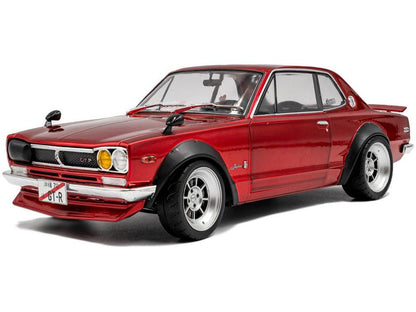 Nissan Skyline (C10) Hakosuka Solido Works Red Metallic 1970 1:18 Scale Solido Diecast Model Car-Solido-Diecast Model Centre