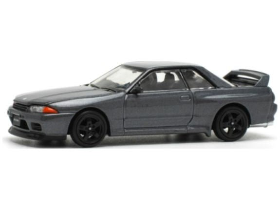 Nissan Skyline GT-R R32 Gun Grey Metallic - 1:64 Scale Model Car-Pop Race-Diecast Model Centre