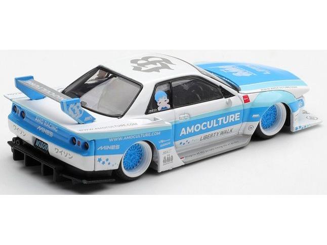 Nissan Skyline GT-R (R32) LBWK Kaido Works Amoculture (RHD) 1:64 Scale Diecast Model Car – MINI GT-MINI GT-Diecast Model Centre