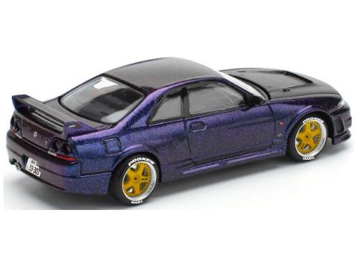 Nissan Skyline GT-R R33 Nismo Midnight Purple 1:64 Scale Pop Race