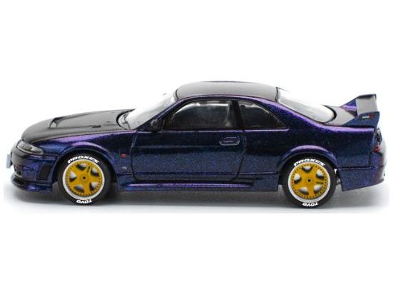 Missan Skyline GT-R R33 Nismo Midnight Purple 1:64 Scale Pop Race Diecast Model Car-Pop Race-Diecast Model Centre