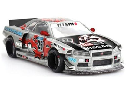 Nissan Skyline GT-R (R34) Kaido Star Racing V1 1:64 Scale Diecast Model Car – MINI GT-MINI GT-Diecast Model Centre