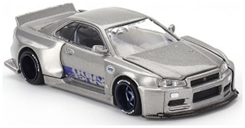 Nissan Skyline GT-R (R34) Kaido Works Shinjuku V1 1:64 Scale MINI GT Diecast Model-MINI GT-Diecast Model Centre