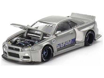 Nissan Skyline GT-R R34 Kaido Works Shinjuku V1 - 1:64 Scale Model Car-MINI GT-Diecast Model Centre