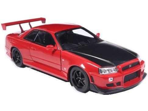 Nissan Skyline GT-R (R34) Red 2002 1:18 Scale Diecast Car – Model Car Group-Model Car Group-Diecast Model Centre