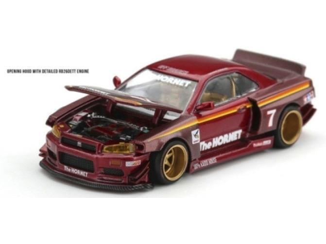 Nissan Skyline GT-R (R34) Tamiya X Kaido House The Hornet V2 1:64 Scale Diecast Car – MINI GT-MINI GT-Diecast Model Centre