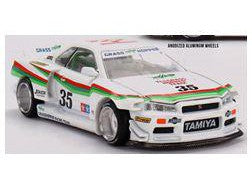 Nissan Skyline GT-R R34 Tamiya X Kaidohouse The Grasshopper V1 - 1:64 Scale Model Car-MINI GT-Diecast Model Centre