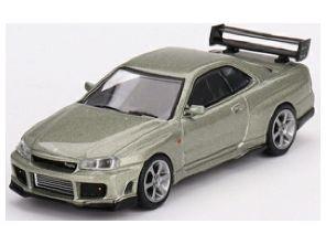 Nissan Skyline GT-R (R34) Tommykaira R-Z Millenium Jade (RHD) 1:64 Scale MINI GT Diecast Model-MINI GT-Diecast Model Centre