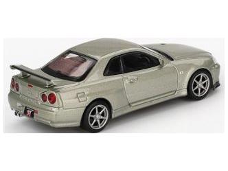 Nissan Skyline GT-R (R34) V-SPEC II Nurmillenium Jade 1:64 Scale MINI GT Diecast Model (Blister Packaging)-MINI GT-Diecast Model Centre