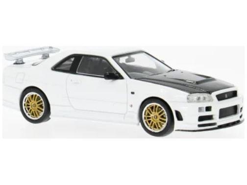 Nissan Skyline GT-R (R34) White 2002 1:43 Scale IXO Diecast Model Car-IXO-Diecast Model Centre