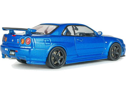 Nissan Skyline GT-R (R34) ZTune Bayside Blue 1998 1:43 Scale Diecast Model Car – Solido-Solido-Diecast Model Centre