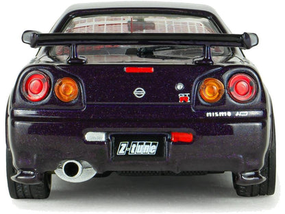 Nissan Skyline GT-R (R34) ZTune Midnight Purple 1999 1:43 Scale Diecast Model Car – Solido-Solido-Diecast Model Centre