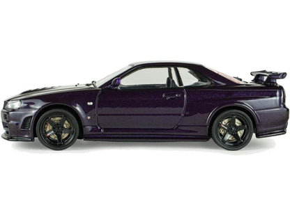 Nissan Skyline GT-R (R34) ZTune Midnight Purple 1999 1:43 Scale Diecast Model Car – Solido-Solido-Diecast Model Centre