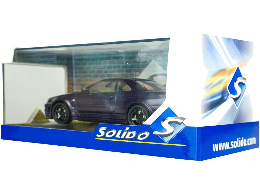 Nissan Skyline GT-R (R34) ZTune Midnight Purple 1999 1:43 Scale Diecast Model Car – Solido-Solido-Diecast Model Centre