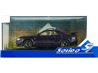 Nissan Skyline GT-R (R34) ZTune Midnight Purple 1999 1:43 Scale Diecast Model Car – Solido-Solido-Diecast Model Centre