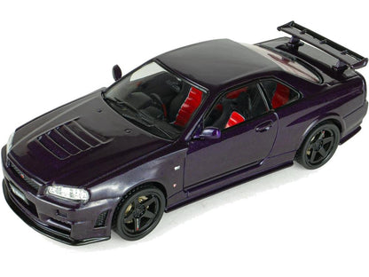 Nissan Skyline GT-R (R34) ZTune Midnight Purple 1999 1:43 Scale Diecast Model Car – Solido-Solido-Diecast Model Centre