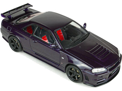 Nissan Skyline GT-R (R34) ZTune Midnight Purple 1999 1:43 Scale Diecast Model Car – Solido-Solido-Diecast Model Centre