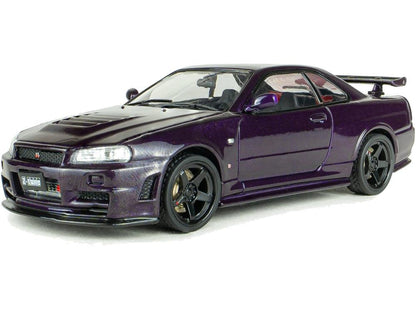 Nissan Skyline GT-R (R34) ZTune Midnight Purple 1999 1:43 Scale Diecast Model Car – Solido-Solido-Diecast Model Centre