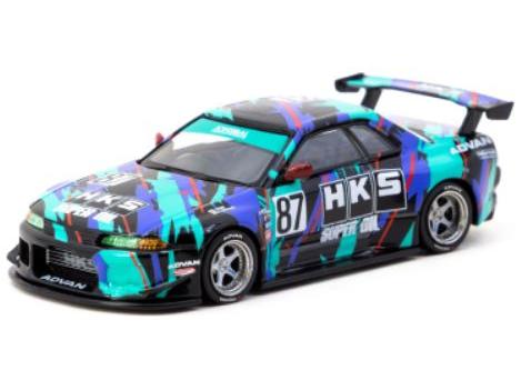 Nissan Skyline (R32) HKS 1:64 Scale Diecast Car – Tarmac Works-Tarmac Works-Diecast Model Centre