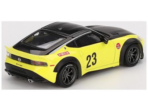 Nissan Z LB Nation Works Ikazuchi Yellow - 1:64 Scale Model Car-MINI GT-Diecast Model Centre