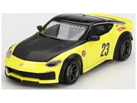 Nissan Z LB Nation Works Ikazuchi Yellow - 1:64 Scale Model Car-MINI GT-Diecast Model Centre