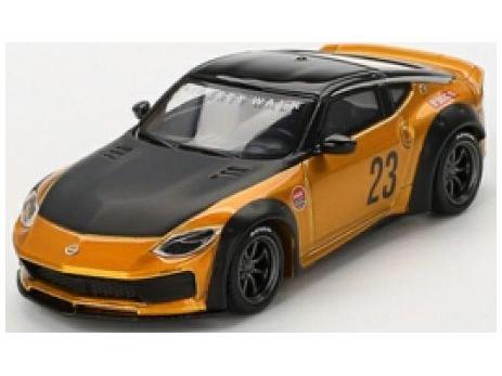 Nissan Z LB Nation Works LB Gold (RHD) 1:64 Scale MINI GT Diecast Model-MINI GT-Diecast Model Centre