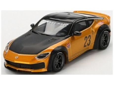 Nissan Z LB Nation Works LB Gold (RHD) (Blister Packaging) 1:64 Scale MINI GT Diecast Model-MINI GT-Diecast Model Centre
