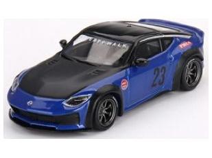 Nissan Z LB Nation Works Serian Blue (LHD) 1:64 Scale MINI GT Diecast Model-MINI GT-Diecast Model Centre