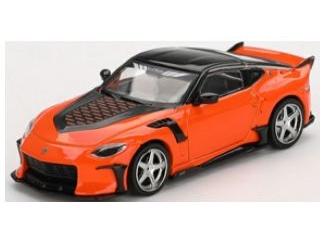 Nissan Z Veilside FFZ400 Orange (LHD) Blister Packaging 1:64 Scale MINI GT Diecast Model Car-MINI GT-Diecast Model Centre