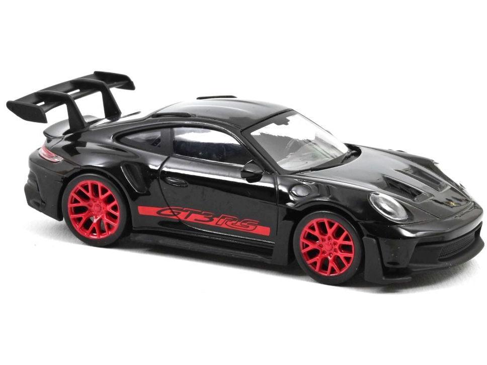 Norev 1:43 Porsche 911 GT3 RS Diecast Model - Black with Red Stickers-Norev-Diecast Model Centre