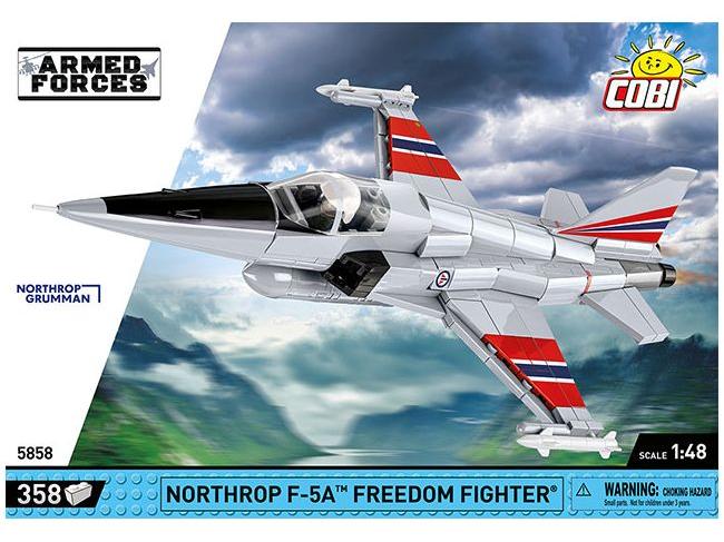 Northrop F-5E Freedom Fighter (335 pcs) Cobi Brick Build Kit-Cobi-Diecast Model Centre