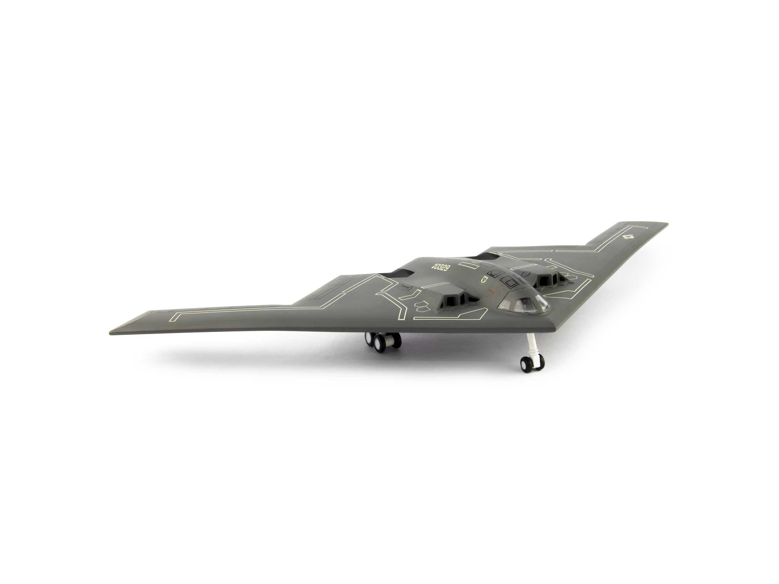 Northrop Grumman B-2 Spirit USAF 1:200 Scale Atlas Editions Diecast Model Aircraft-Atlas Editions-Diecast Model Centre