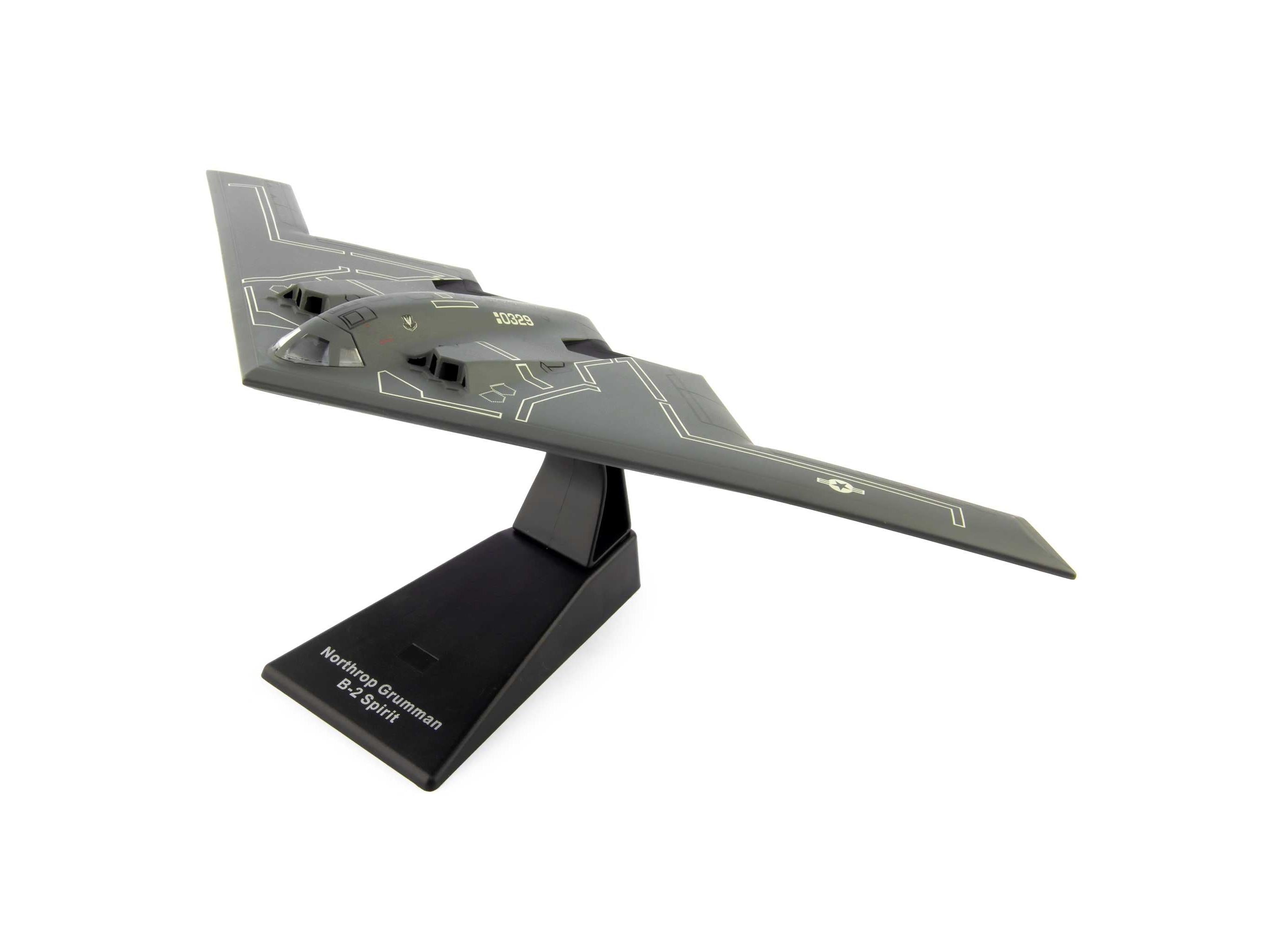 Northrop Grumman B-2 Spirit USAF 1:200 Scale Atlas Editions Diecast Model Aircraft-Atlas Editions-Diecast Model Centre