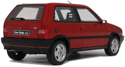 Fiat Uno Turbo i.e 1990 Rosso Racing 1:18 Scale OttOmobile Resin Model
